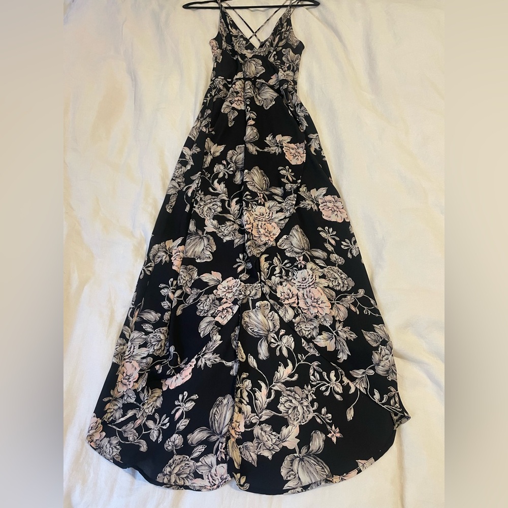 Floral Maxi Strappy Dress